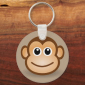 Geanimeerde aap Sleutelhanger (Voorkant)