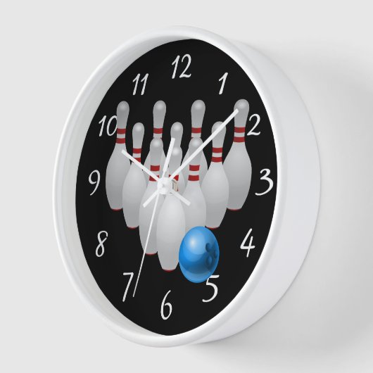 Geanimeerde bowlingbal en pennen  (Hoek)