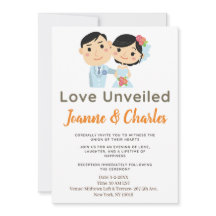 Geanimeerde bruiloft uitnodiging