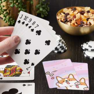 Geanimeerde Corgi-speelkaarten Pokerkaarten