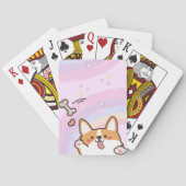 Geanimeerde Corgi-speelkaarten Pokerkaarten (Achterkant)