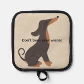 Geanimeerde Dachshund Pannenlap (Voorkant)