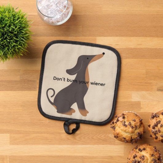 Geanimeerde Dachshund Pannenlap (Top down)