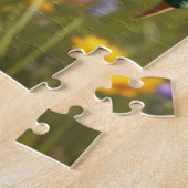 Geanimeerde draak met een speelse uitdrukking legpuzzel (Zijkant)