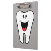 Geanimeerde glimlende tand klembord (Links)