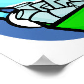 Geanimeerde grondrecycling poster (Hoek)