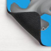 Geanimeerde Hammerhead Shark Muismat (Hoek)