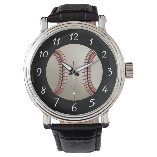 Geanimeerde honkbal horloge (Voorkant)