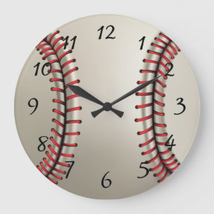 Geanimeerde honkbal ronde klok