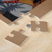Geanimeerde jongens 4 legpuzzel (Zijkant)