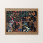 Geanimeerde jongens 4 legpuzzel (Horizontaal)