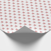 Geanimeerde kerstboog cadeaupapier (Hoek)