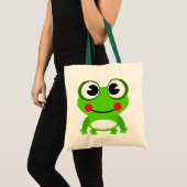 Geanimeerde kikker tote bag (Voorkant (product))