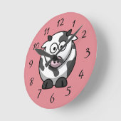 Geanimeerde Koe Ronde Klok (Hoek)