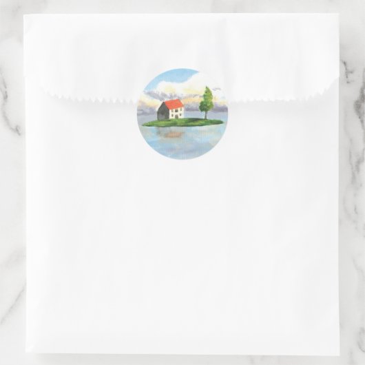 Geanimeerde Landschap Stickers (Tas)