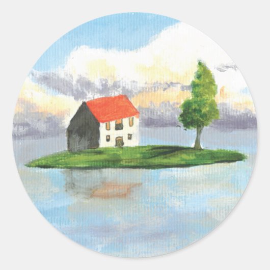 Geanimeerde Landschap Stickers (Voorkant)