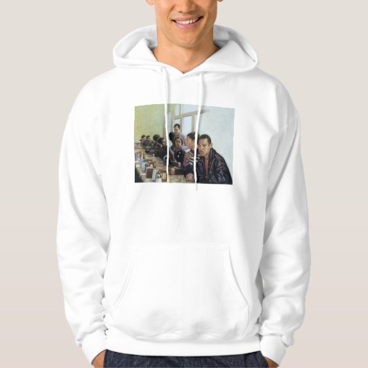 Geanimeerde menu's 2001 hoodie (Voorkant)
