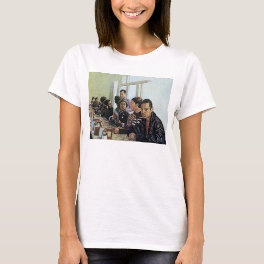 Geanimeerde menu's 2001 t-shirt (Voorkant)