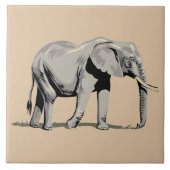 Geanimeerde olifant tegeltje (Voorkant)