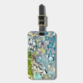 Geanimeerde plaats van de natuur van de stroom bagagelabel (Voorkant verticaal)