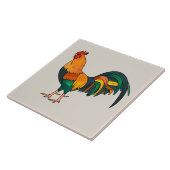 Geanimeerde Rooster Tegeltje (Zijkant)