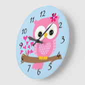 Geanimeerde roze boomkorren grote klok (Hoek)