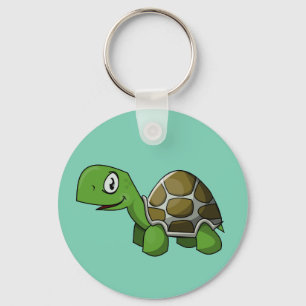 Geanimeerde schildpadSleutelhanger Sleutelhanger