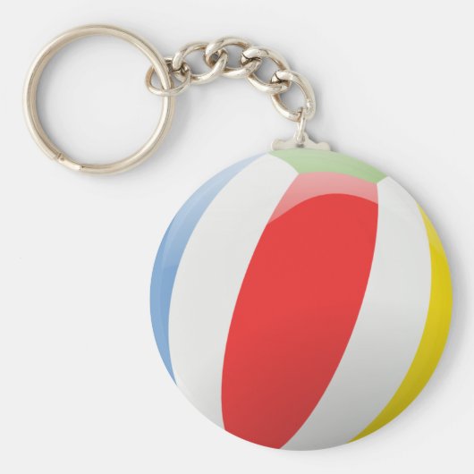 Geanimeerde sleutelhanger van strandbal (Voorkant)