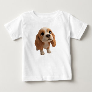 Geanimeerde Spaniel Puppy met Expressieve Ogen