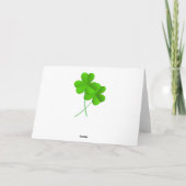 Geanimeerde St. Patrick's Day Leprechaun Kaart (Achterkant)