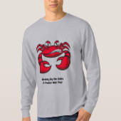 Geanimeerde tandbaars krab t-shirt (Voorkant)
