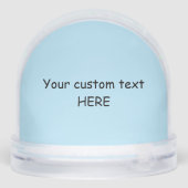 GEANIMEERDE TECKEL LADY BUG SNOW WERELDBOL SNEEUWBOL (Achterkant)