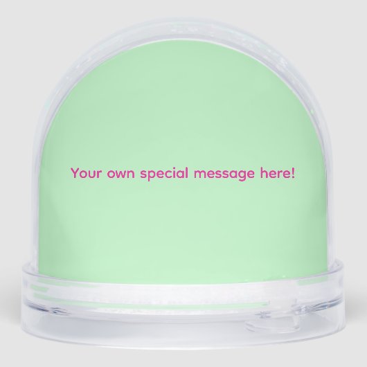 geanimeerde teckel-Valentijn Sneeuwbol (Achterkant)