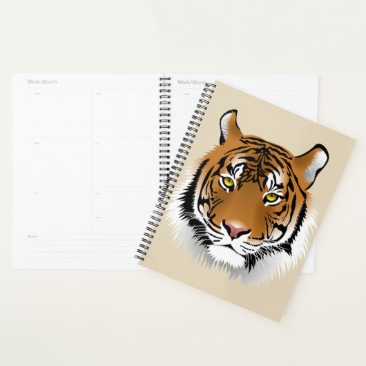 Geanimeerde tijgerachtergrond planner (Display)