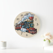 Geanimeerde trein grote klok (Huis)