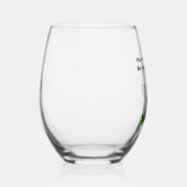 Geanimeerde wijnfles met glazen magneet (Links)