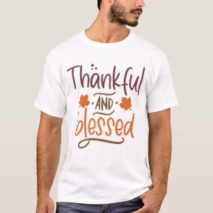 Geankelijke en versleten Thanksgiving T-shirt