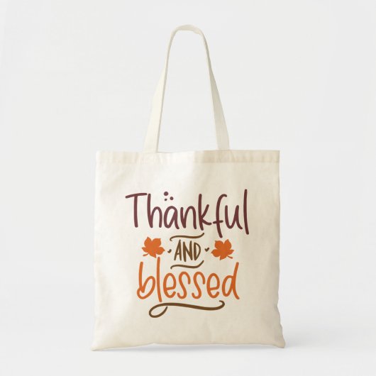 Geankelijke en versleten Thanksgiving Tote Bag (Voorkant)