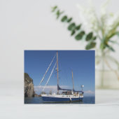 Geankerd in Zuid-Italië Briefkaart (Staand voorkant)