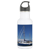 Geankerd in Zuid-Italië Waterfles (Voorkant)