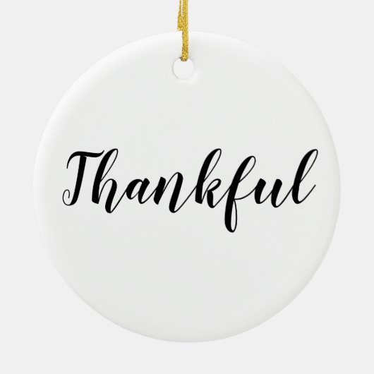 Geankerde zwarte, witte, aangepaste kerstmis keramisch ornament (Achterkant)