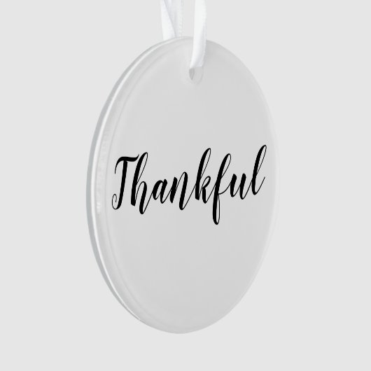 Geankerde zwarte, witte, aangepaste kerstmis ornament (voorkant)