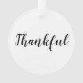 Geankerde zwarte, witte, aangepaste kerstmis ornament (voorkant)