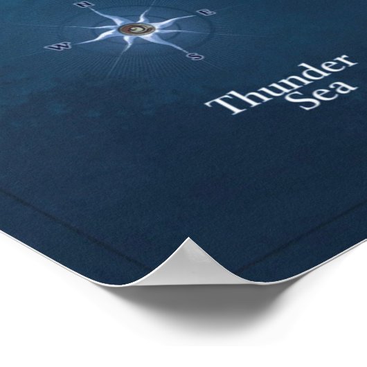 Geannoteerde kaart van Khorvaire (Eberron) Poster (Hoek)