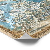 Geannoteerde kaart van Lamordia Poster (Hoek)