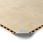 Geannoteerde kaart van Oost-Exandria Poster (Hoek)