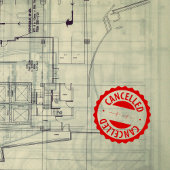 Geannuleerd, accountant, kleine bedrijven rubberstempel