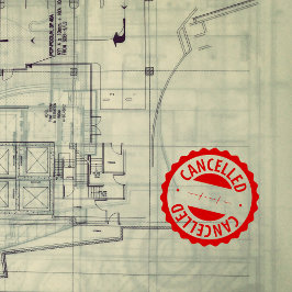 Geannuleerd, accountant, kleine bedrijven rubberstempel