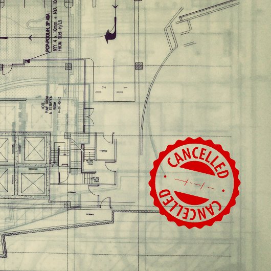 Geannuleerd, accountant, kleine bedrijven rubberstempel