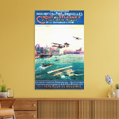 Geannuleerd Poster voor promotie op vlottervlak Canvas Afdruk (Insitu (Woonkamer))